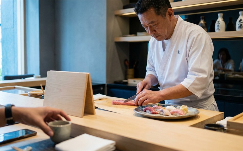 ร้านซูชิใช้ QR Ordering ของ OrderDee